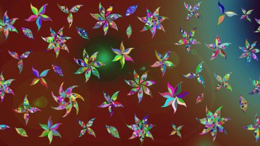 Yumuşak pamuk tasarımı. Raster 'ın taze dokusu. Paketleme, tekstil, duvar kâğıdı için çiçek eskizi. Klasik çiçek desenli. Yumuşak kiremit.