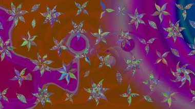 Moda baskısı. Raster illüstrasyonu. Eski model. Suluboya çizim kalıbı. Dekorasyon ve tasarım için güzel bir desen. Çiçeğin suluboya çizimlerinin zarif deseni.