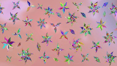 Üst manzara, yumuşak stil. Sevgililer günü ve tebrik kartı konsepti için şık bir davetiye. Tarafsız ve pembe renklerde manzaralı çiçek deseni. Çiçek kompozisyonu, el boyası, hassas şablon..