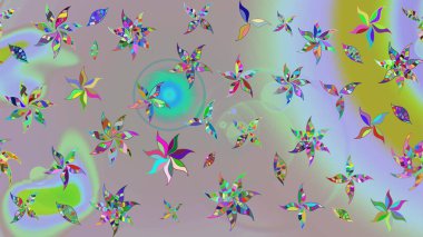 Çizim kalıbı. Ultraviyole kumaş deseni. Organik motif arka planı. Raster illüstrasyonu.