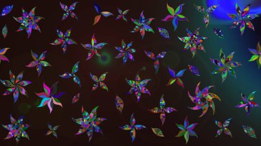 Gri ve kahverengi renkli çiçekler. Küçük çiçekte sevimli çiçek deseni var..