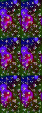 Modaya uygun kumaş deseni. Raster illüstrasyonu. Küçük çiçekteki sevimli çiçek deseni. Tony 'nin kumaş desenini çiz.