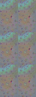 Elle çizilmiş sonbahar çiçeği deseni. Renkli gri ve bej çizim desenli. Tekstil ve kapak tasarımı için mükemmel. Gri ve bej renkli çiçekler. Doodle tarzı.