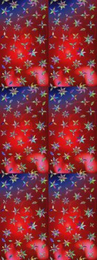 Modaya uygun kumaş deseni. Tony 'nin kumaş kalıbını çiz. Küçük çiçekteki sevimli çiçek deseni. Raster illüstrasyonu.