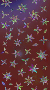 Eski usul. Tomurcukları papatya çiçekleri olan sevimli bir çiçek deseni. Raster illüstrasyonu. Kumaş, tekstil, duvar kağıdı baskısı için. Miles Fleur, süslü püslü bir süs. Taslak arkaplan.