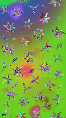 Raster 'ın taze dokusu. Yumuşak pamuk tasarımı. Paketleme, tekstil, duvar kâğıdı için çiçek eskizi. Klasik çiçek desenli. Yumuşak kiremit.