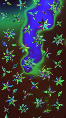 Parlak arkaplanda çiçek kompozisyonu olan suluboya desenleri çiz, ambalajlar, duvar kağıtları, kartpostallar, tebrik kartları, düğün davetiyeleri, romantik etkinlikler vs..