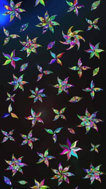 Modern gelişim, gri ve mavi raster arka plan duvar kağıdı çizimi, klasik çizgili desenli desenli çiçekler, çiçekli süsler. Çiçekli el çizimi çizimi deseni.