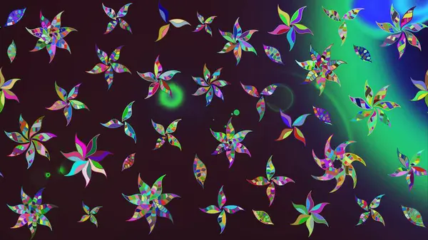 Küçük kahverengi ve yeşil renkte güzel bir besin torbası deseni, çiçekler. Millefleur 'lar. Tekstil, kumaş, kapaklar, duvar kağıtları, baskı, paket, koleksiyon defteri, örgü, dekupaj için çiçek arkaplanı..