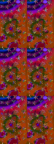 Çiçekler suluboya tarzında kahverengi ve kırmızı renklerde. Kahverengi ve kırmızı renkte çiçekler olan çiçek deseni çiz.