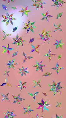 Küçük çaplı çiçeklerdeki basit şirin desenler. Tekstil veya kitap kapakları, imalat, duvar kağıtları, baskı, hediye paketi ve yapıştırma kitabı için çiçek eskizi geçmişi. Raster illüstrasyonu.