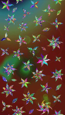 Sevgililer günü ve tebrik kartı konsepti için şık bir davetiye. Çiçek kompozisyonu, el boyası, hassas şablon. Kahverengi ve yeşil renklerde manzaralı çiçek deseni. Üst görünüm, yumuşak biçim.