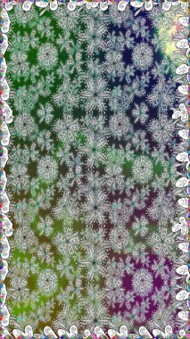 Düz Çiçek Elementleri Tasarımı. Raster illüstrasyonunda kusursuz çiçek deseni. Süslü kumaş deseni. Renkli Bahar Teması Kusursuz Arkaplan.