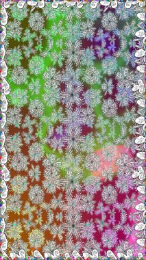 Düz Çiçek Elementleri Tasarımı. Çiçekli kusursuz retro desen. Renkli Yaz Temalı Kusursuz Arkaplan. Tarafsız renklerde çiçekler.