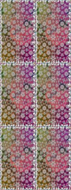 Kusursuz bir arka plan modeli. Raster illüstrasyonu. Tarafsız renklerde yaprakları olan yabani çiçekler. Suluboya, elle çizilmiş.