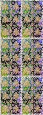 Duvar kâğıdı için altın süslü bir illüstrasyon. Süslü dantel iz sürücü. Çiçekli süslemeli, pürüzsüz bir desen. Gri renkli geleneksel Arapça dekor. Doğu tarzında vintage tasarım ögesi.