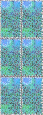 Raster. Web sayfası geçmişleri, duvar kağıtları, tekstil ve yüzey dokuları için mükemmel. Kusursuz desen. Mavi arka planda suluboya kelebekler. Raster illüstrasyonu.