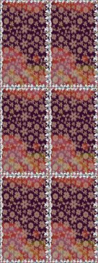 Fantezi kumaş deseni. Çiçekler, suluboya ile sorunsuz çiçek desenli. Raster desen.