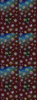 Parlak elementlerin. Çizim çiçek deseni duvar kağıdı, web sitesi arka planı, ambalaj kağıdı, davetiye, broşür, afiş veya web sitesi için kullanılabilir. El çizimi Raster illüstrasyonu.