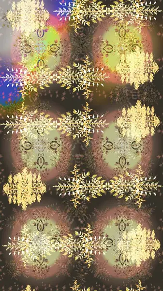 Renkli kar taneleri Raster çizimi. Raster kar tanesinden izole edilmiş. Güzel kış süsleri..