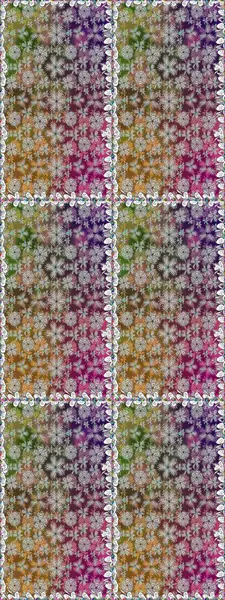 Çizgisiz desen. Şirin çiçekler. Raster Moda kumaş deseni.