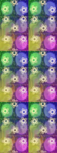 Raster resim. Raster kar taneleri desen. Renkli arka plan üzerinde raster sevimli kar taneleri.