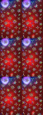 Eskiz Vintage Çiçek Deseni. Raster Kalça dokusu deseni.