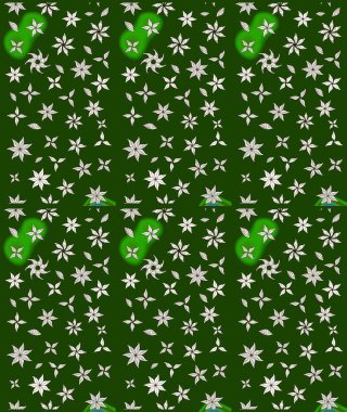 Renkli Bahar Temalı Kusursuz Arkaplan. Düz Çiçek Elementleri Tasarımı. Yeşil ve nötr renklerde çiçekler. Çiçekle kusursuz desen.