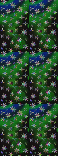 Renkli Bahar Teması eskiz kalıbı. Çiçek deseni. Raster illüstrasyonu. Düz Çiçek Elementleri Tasarımı. Chichi kumaş deseni çiz.