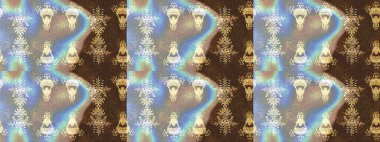 Raster illüstrasyonu. Kar taneleri ve raster arkaplanlı Noel karalaması deseni.