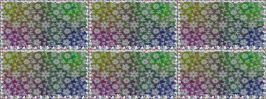 Raster illüstrasyonunda kusursuz çiçek deseni. Renklerle. Güzel kumaş deseni. Raster illüstrasyonu.