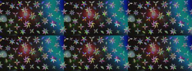 Eski usul küçük çiçekli şirin bir eskiz deseni. Raster illüstrasyonu. Kumaş, duvar kağıdı ve kağıt üzerine baskı yapmak için gelişen arka plan. Moda arka planında parlak buketler.