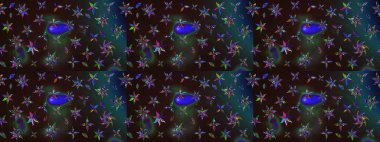 Raster Güzel kumaş deseni. Çiçek arkaplan ile soyut zarafet çizim deseni.