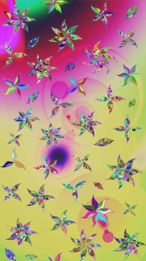 Klasik tropikal doğal elementlerin suluboya seti. Raster illüstrasyonu. Egzotik çiçekler, nötr ve yeşil renkler üzerine botanik ve parlak klasik doğa.