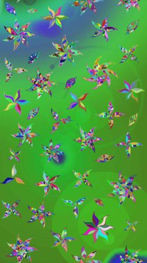 Simple cute pattern in small-scale flowers. Raster illustration. Floral sketch background for textile or book covers, manufacturing, wallpapers, print, gift wrap and scrapbooking.