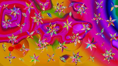 Raster illüstrasyonu. Çiçek arkaplan. Suluboya çiçek buketi. Doğum günü kartı ya da düğün davetiyesi. Çiçekli tebrik kartı. Sarı ve morumsu renklerde.