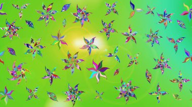 Raster Hip kumaş deseni. Eskiz Vintage Çiçek Deseni.