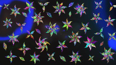 Simple cute pattern in small-scale flowers. Raster illustration. Floral sketch background for textile or book covers, manufacturing, wallpapers, print, gift wrap and scrapbooking.