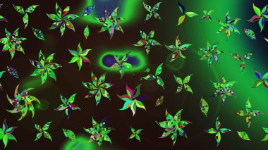 Güzel suluboya yaz çiçekleri deseni..