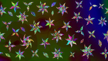 El çizimi Raster çizimi. Çizim çiçek deseni duvar kağıdı, web sitesi arka planı, ambalaj kağıdı, davetiye, broşür, afiş veya web sitesi için kullanılabilir. Karalama elementleri.