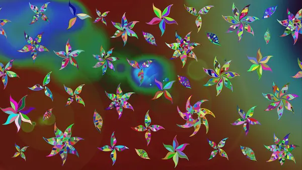 Yeşil ve kahverengi renklerde. Çiçekli tebrik kartı. Çiçek arkaplan. Suluboya çiçek buketi. Raster illüstrasyonu. Doğum günü kartı ya da düğün davetiyesi.