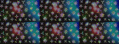 Paket kağıdı için en iyisi. Karşılama ya da düğün geçmişi olarak kullanılabilir. Doğal kozmetik ürünleri, parfüm, çiçekçi dükkanı için bahar ihalesi tasarımı. Gri ve mavi lale çiçekleriyle Raster eskiz deseni.