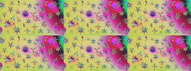 Dekorasyon ve tasarım için güzel bir desen. Çiçeğin suluboya çizimlerinin mükemmel deseni. Moda baskısı. Eski model. Suluboya çizim kalıbı. Raster illüstrasyonu.