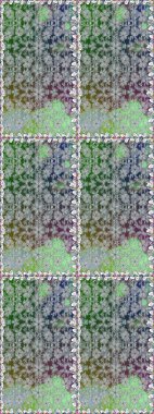 Çiçekli karalama şeklinde Raster çiçek deseni. Nazik, narin çiçek arkaplanı. Renkli çiçekler.