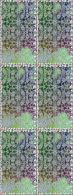 Çiçekli karalama şeklinde Raster çiçek deseni. Nazik, narin çiçek arkaplanı. Renkli çiçekler.