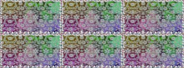 Güzel kumaş deseni. Raster suluboya deseni, narin çiçekler, gri çiçekler, tebrik kartı şablonu..