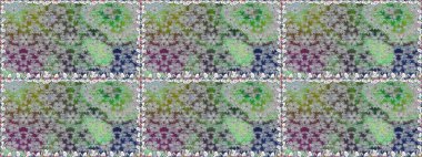 Çiçekli karalama şeklinde Raster çiçek deseni. Gri renkli çiçekler. Nazik, narin çiçek arkaplanı.