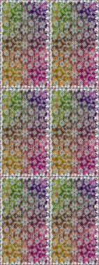 Raster desen. Fantezi kumaş deseni. Çiçekler, suluboya ile sorunsuz çiçek desenli.