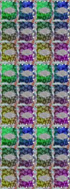 Çiçekli karalama şeklinde Raster çiçek deseni. Nazik, narin çiçek arkaplanı. Yeşil renkte çiçekler.