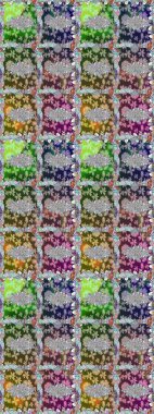 Fantezi kumaş deseni. Çiçekler, suluboya ile sorunsuz çiçek desenli. Raster desen.